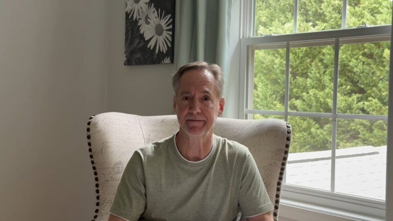 Photo of Steve Petrunak from a video about good diction in singing