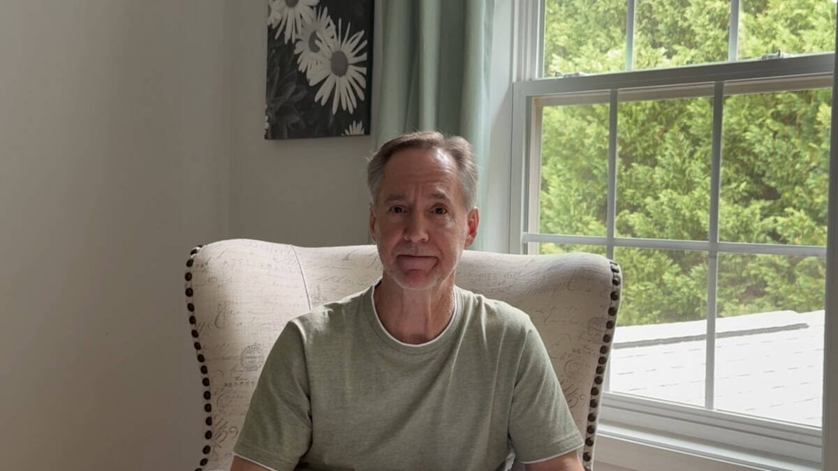 Photo of Steve Petrunak from a video about good diction in singing