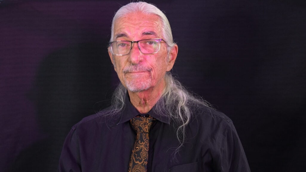 Photo of Frank Jansen from a video sharing about music ministry